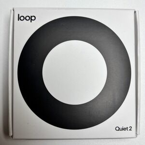 Loop Quiet 2 Noise Reduction Earplugs Black Silicone 14dB NRR Sleep Open Box New